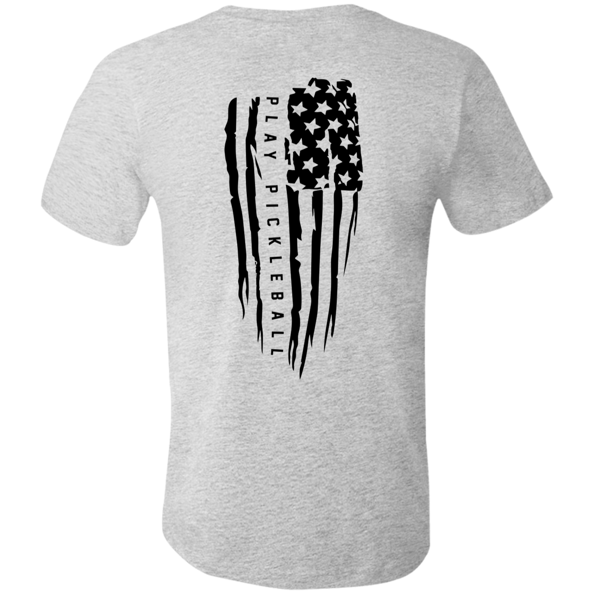 USA Flag Pickleball T-Shirt | Amped GRFX