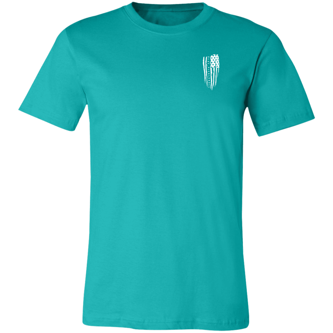 USA Flag Pickleball T-Shirt | Amped GRFX