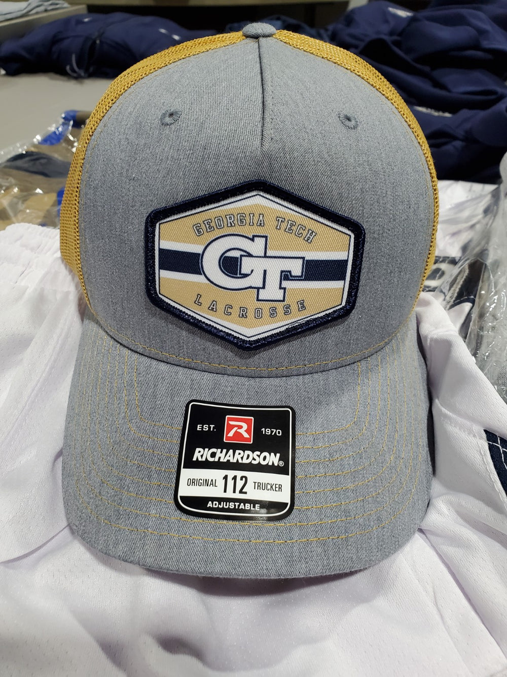 Embroidered cap detail