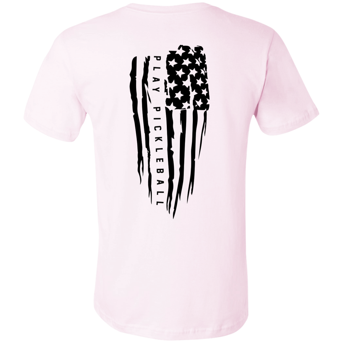 USA Flag Pickleball T-Shirt  |  Amped GRFX