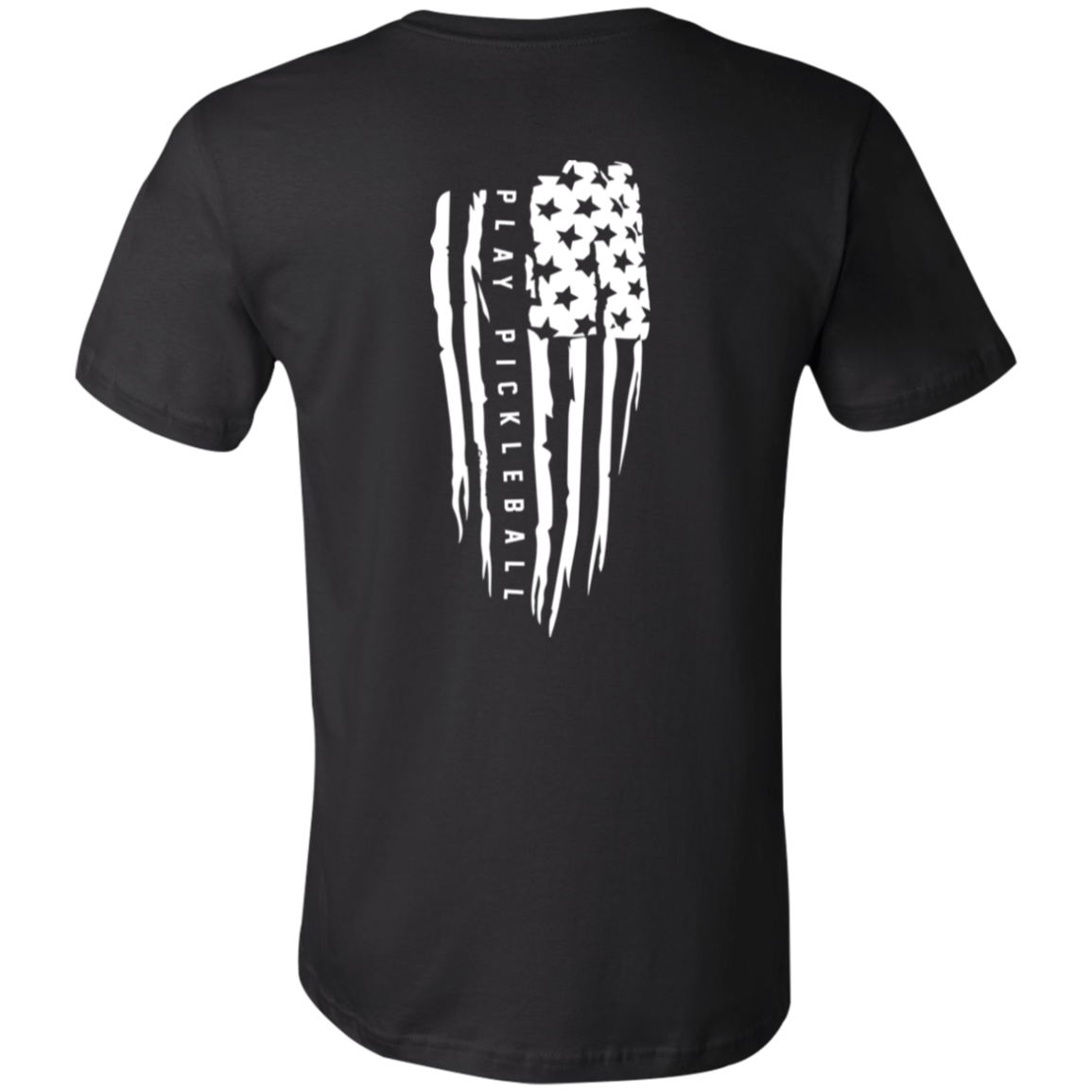 USA Flag Pickleball T-Shirt  |  Amped GRFX