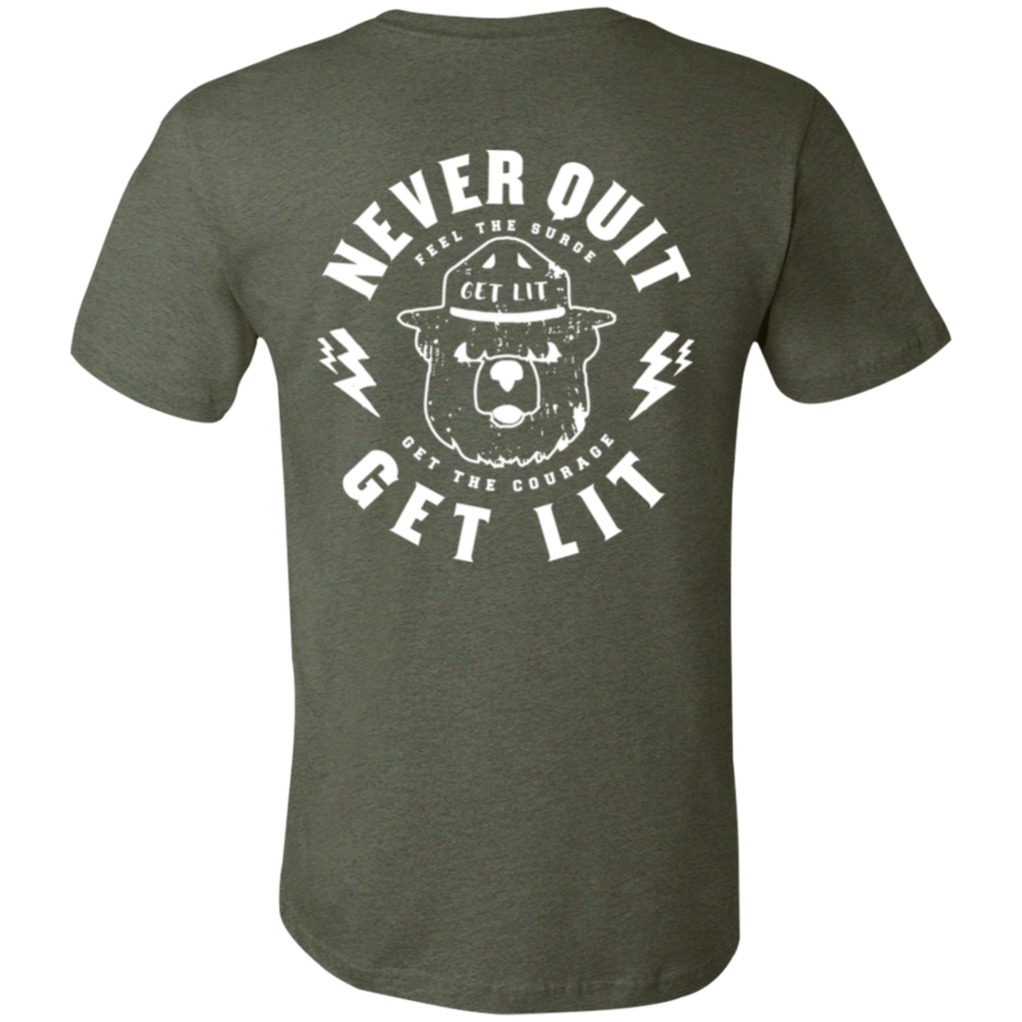 Never Quit Get Lit Short-Sleeve T-Shirt