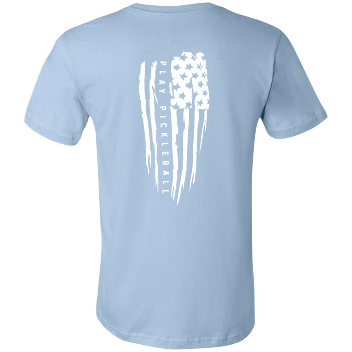 USA Flag Pickleball T-Shirt  |  Amped GRFX