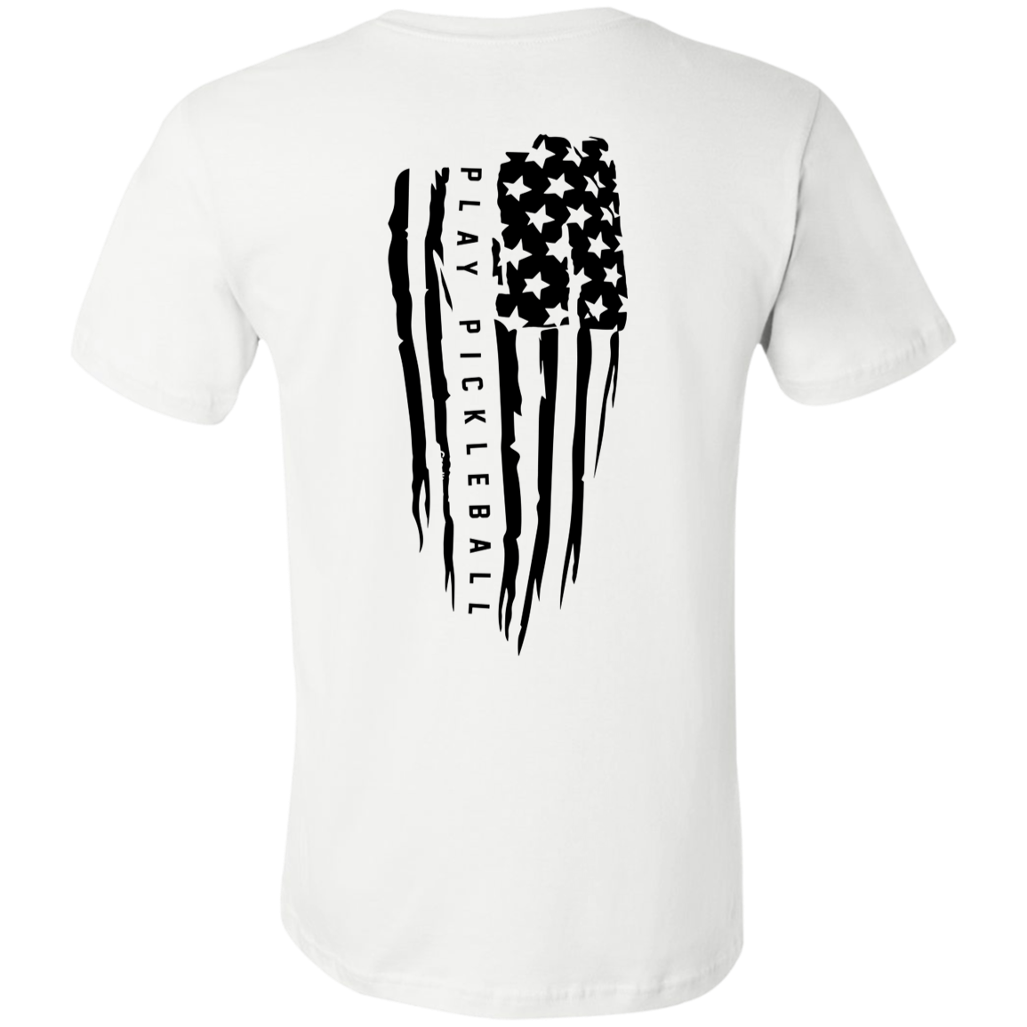 USA Flag Pickleball T-Shirt  |  Amped GRFX