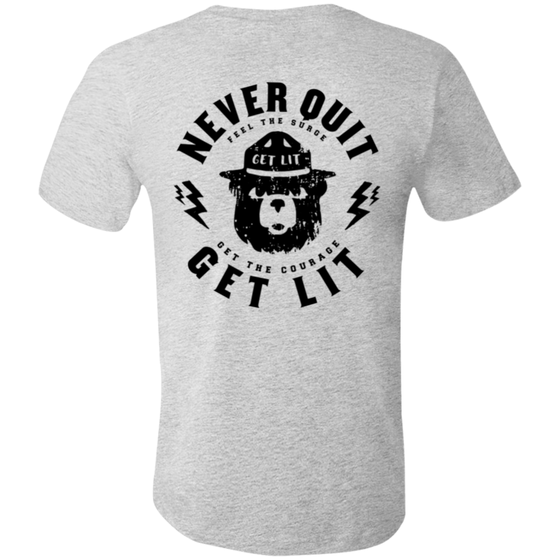 Never Quit Get Lit Short-Sleeve T-Shirt