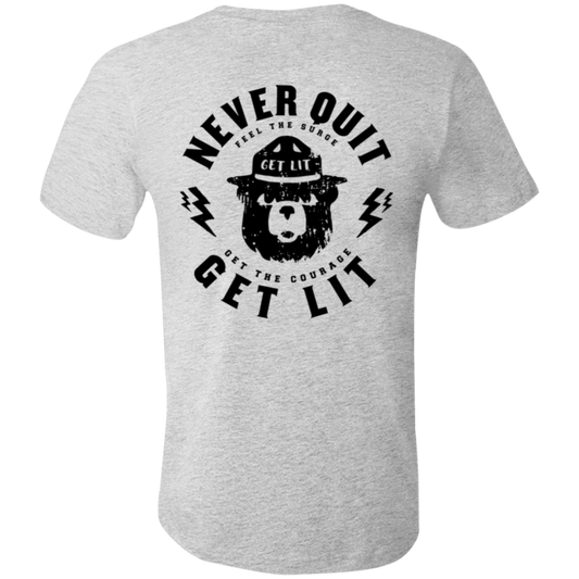 Never Quit Get Lit Short-Sleeve T-Shirt