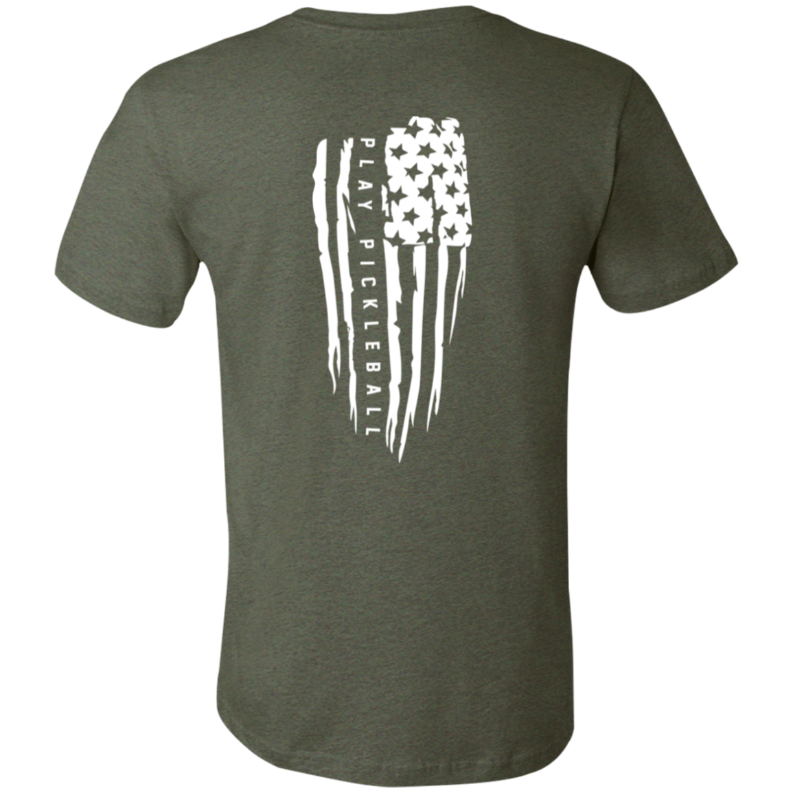 USA Flag Pickleball T-Shirt  |  Amped GRFX