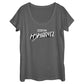 Women's Marvel Black and White Scoop Neck T-Shirt