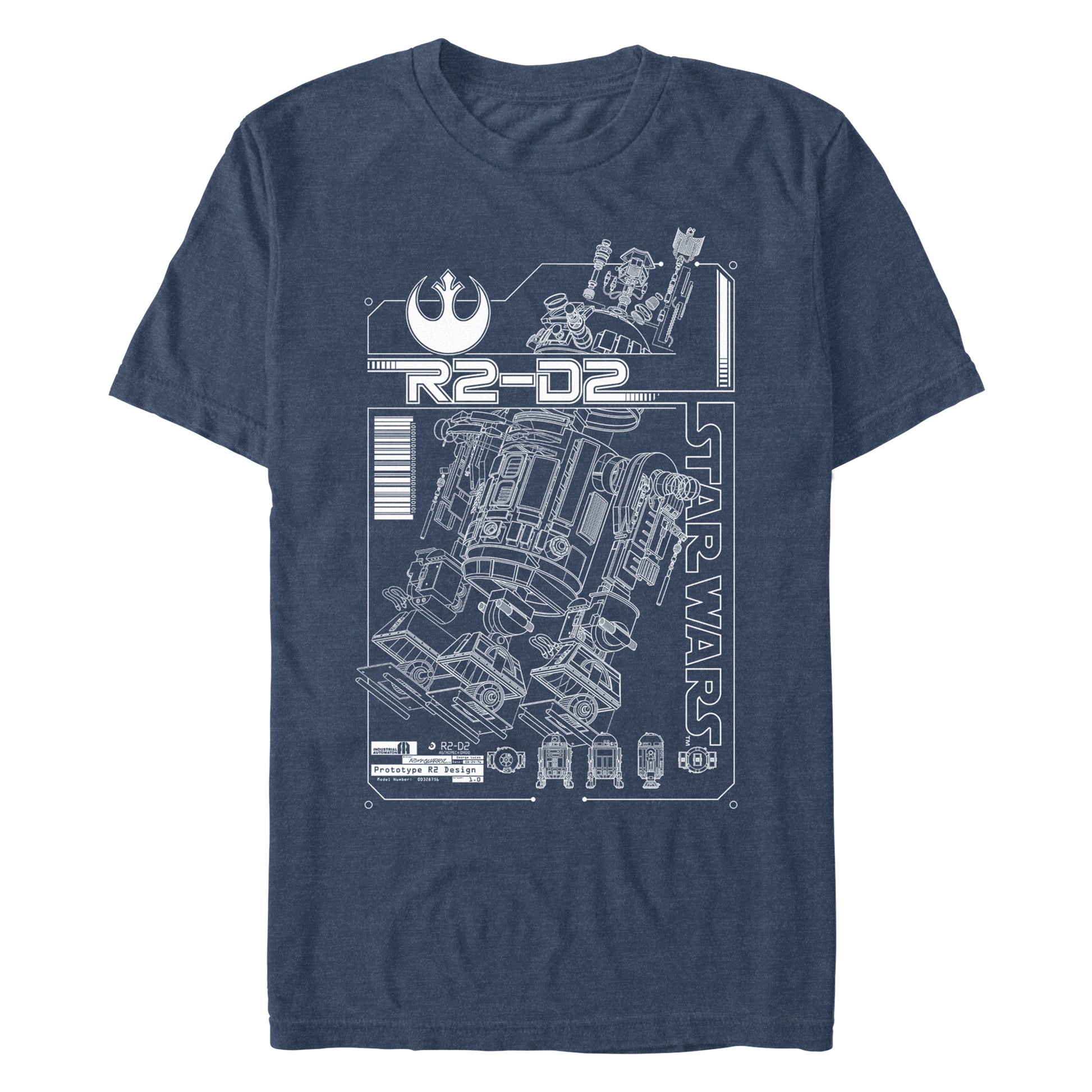 Men's Star Wars R2 Schematic T-Shirt