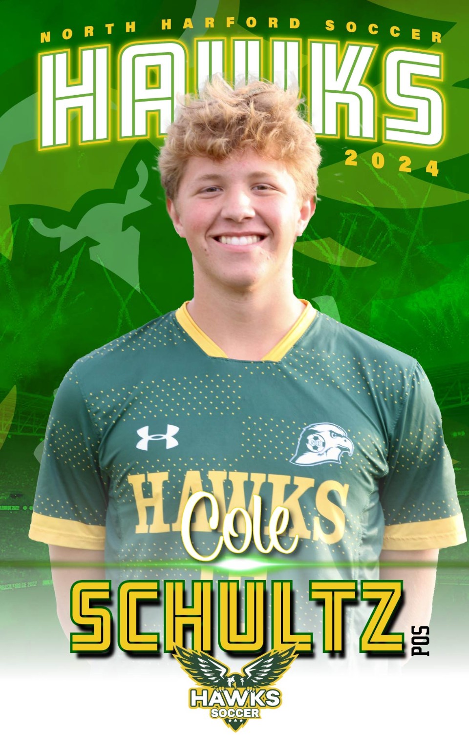 Colby Schultz custom soccer poster