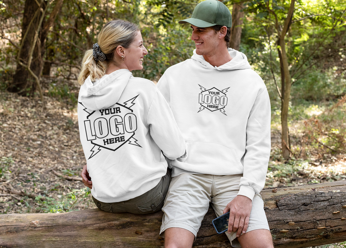 Your logo. Front & back.