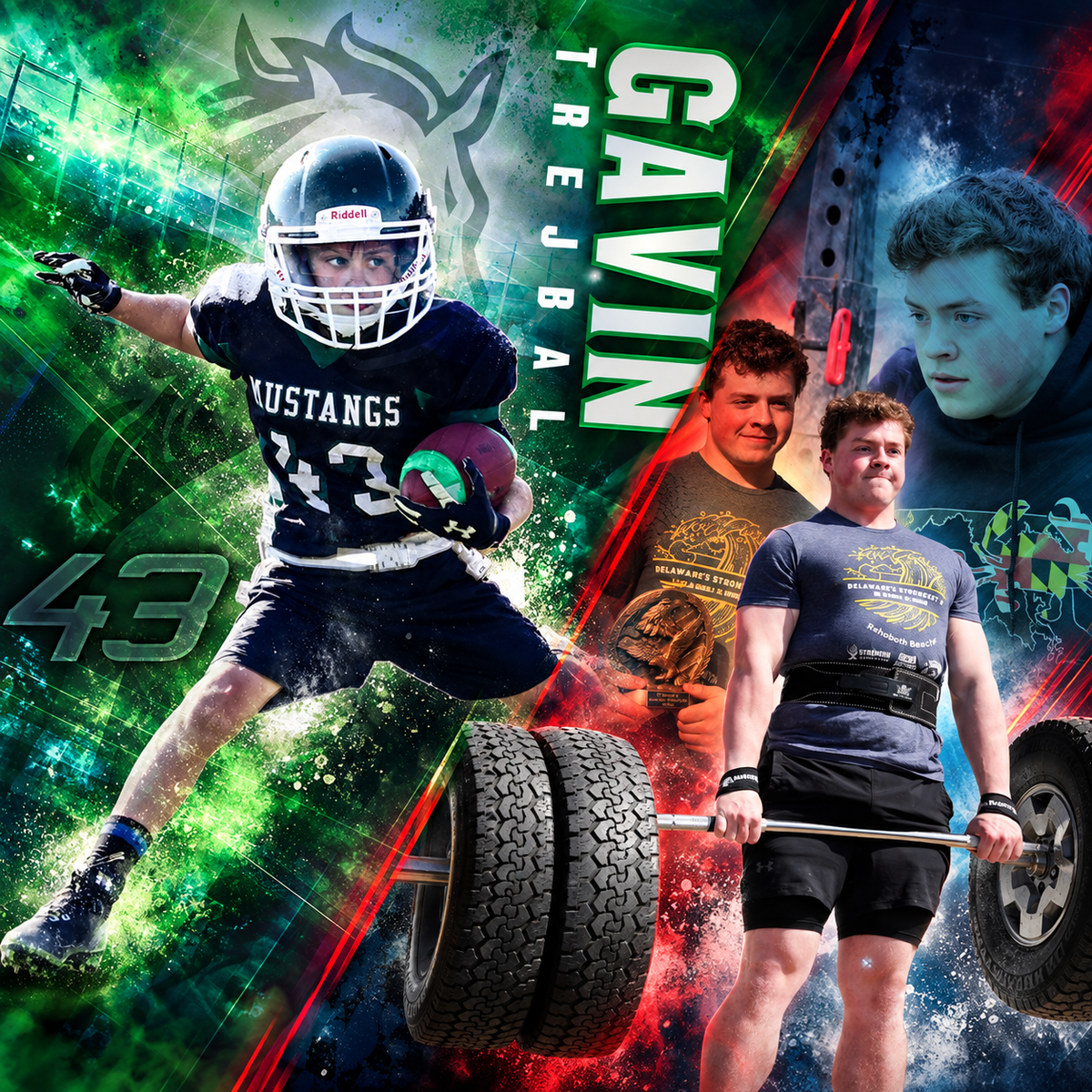 Sports graphics with impact
