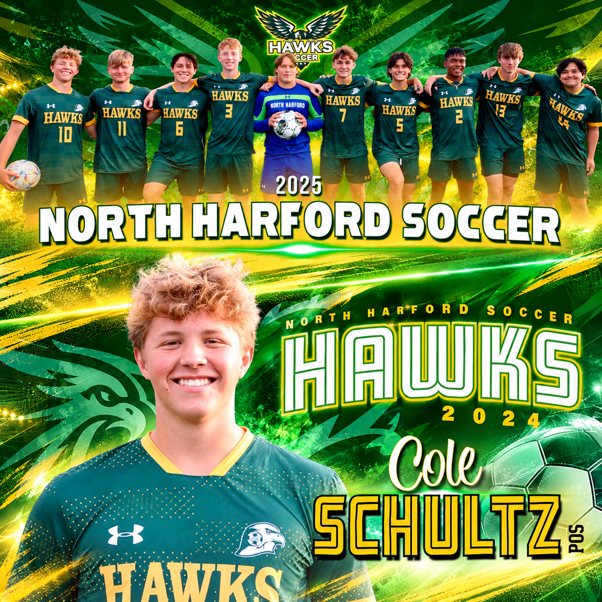Team banners & senior posters