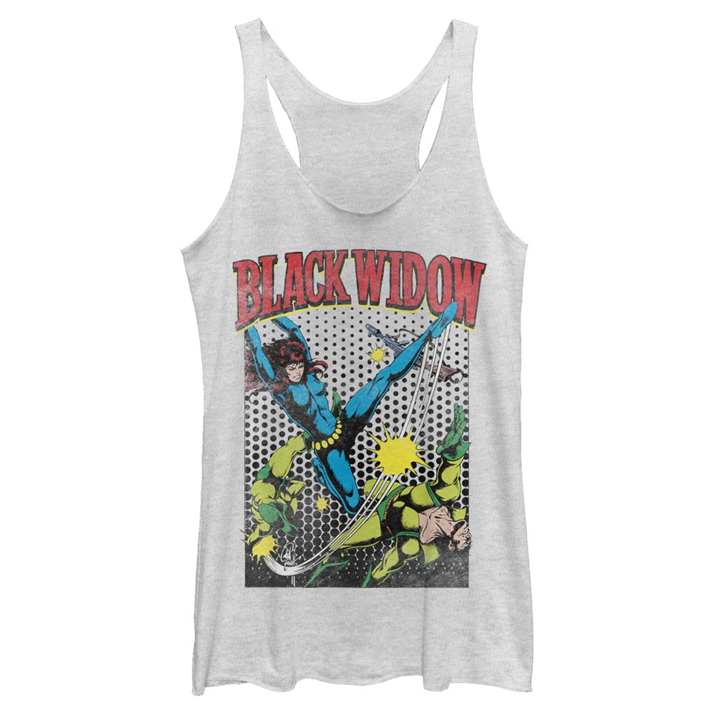 Junior's Marvel Kick That Gun Tank Top