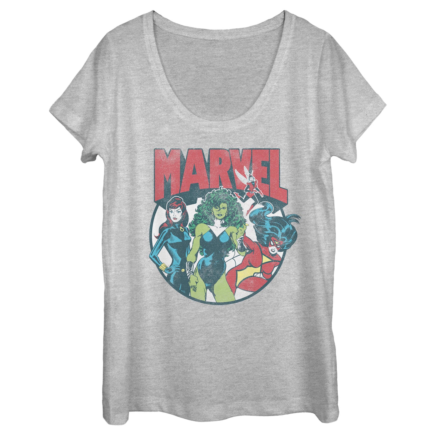 Women's Marvel Marvel Gals Scoop Neck T-Shirt