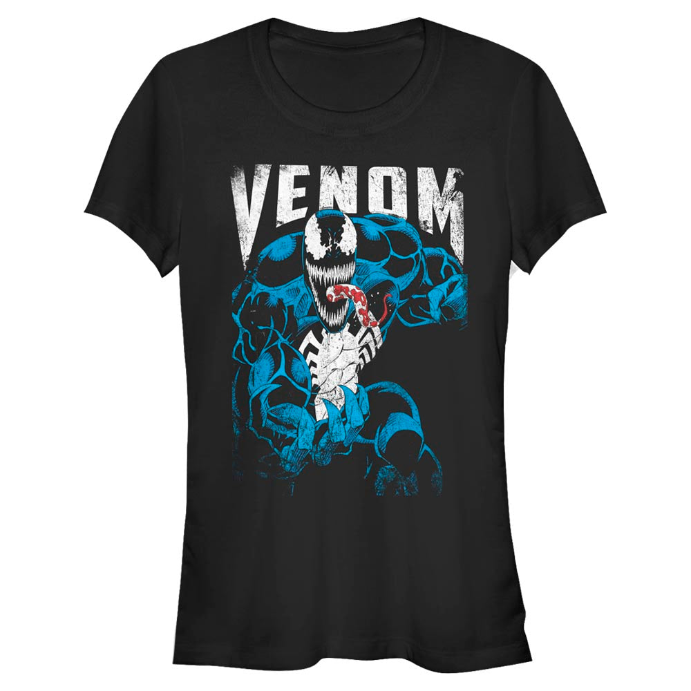 Junior's Marvel Venom Grunge T-Shirt